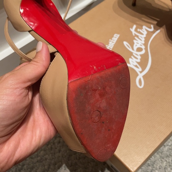 Designer shoes. Size 38. Nude. 120mm heel. - Picture 5 of 8